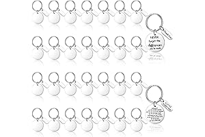 30 Pack Metal Blanks Keychain Stainless Steel Keychain Metal Tags for Jewelry Making