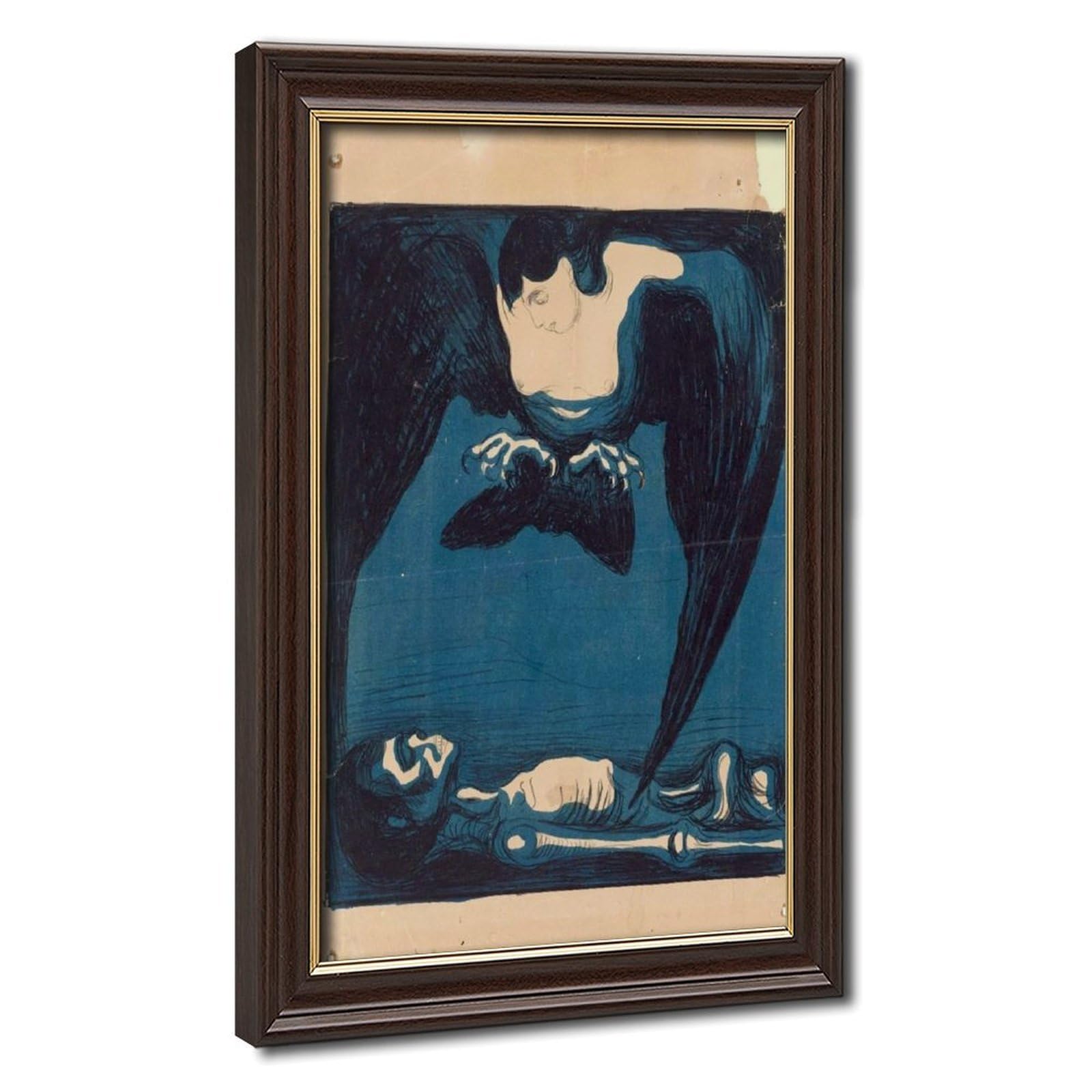 Edvard Munch Harpie impression de qualité supérieure avec cadre suspendu - 8