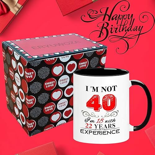 Miniatura 5 de ERYUWOZA Regalos de cumpleaños número 40 para mujeres y hombres, regalos de cumpleaños de 40 años para mujeres y hombres, regalos de cumpleaños de