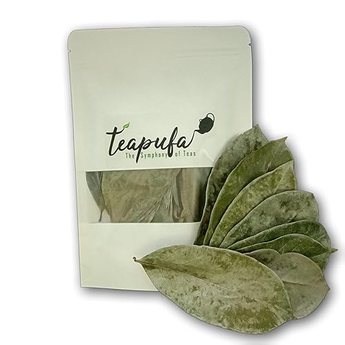 PUFA Soursop - Hojas de graviola de 0.90 onzas (0.88oz.) hojas secas enteras y orgánicas para hacer té, apoya todo el sistema inmunológico natural,