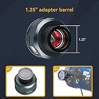 Vista 3 de Cámara de telescopio SVBONY SV105, cámara de astrofotografía de color CMOS IMX307 USB3.0 de 1.25" con ocular electrónico para telescopio, adecuada