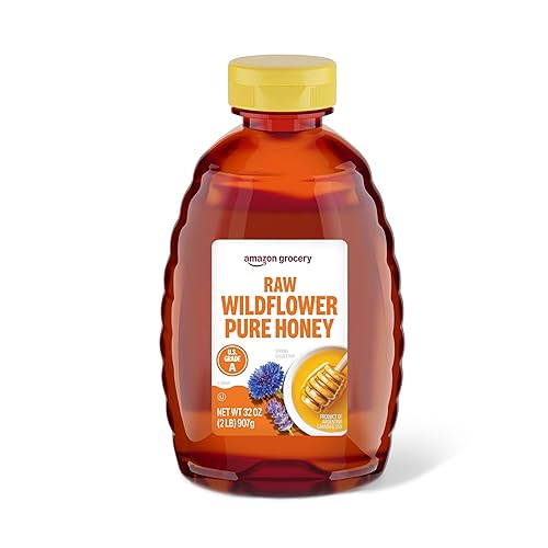 Amazon Grocery, Raw Wildflower Honey, 2 Lb (Previously Amazon Fresh, Packaging May Vary) - 32 Ounce (Pack of 1)