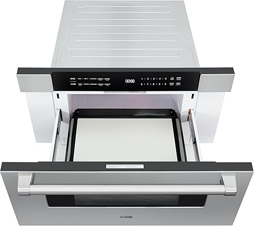 Vista 11 de KoolMore Cajón de microondas de 30 pulgadas, capacidad de 1.2 pies cúbicos en acero inoxidable (KM-MD30-SS)