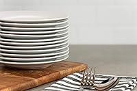 Vista 4 de 10 Strawberry Street 6" Catering Round Appetizer Plate, Set of 12,White