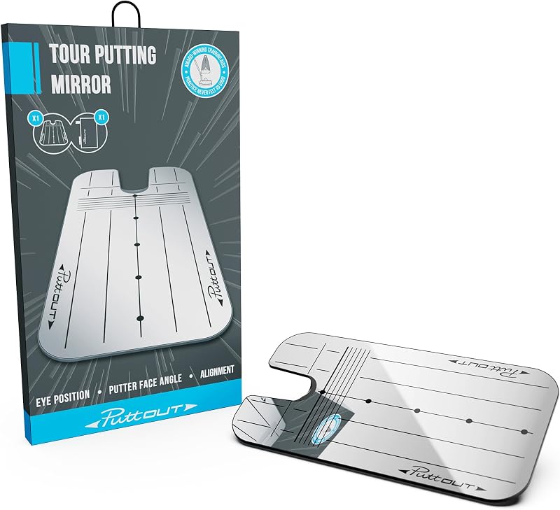 PuttOut Tour Putting Mirror para treino de alinhamento