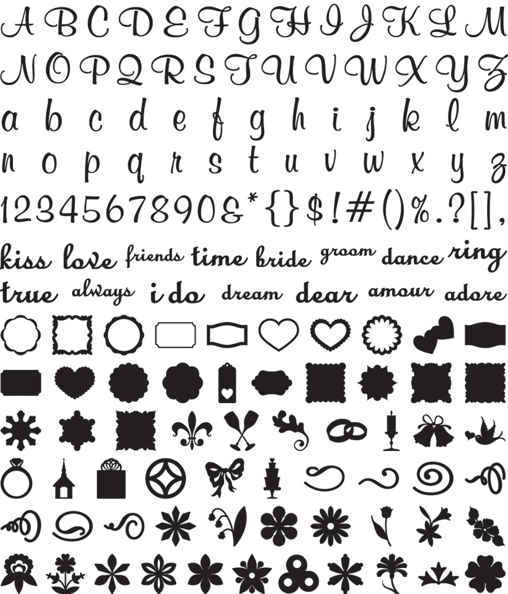 MAKING MEMORIES Slice Design Card Ms Plus Machine, Wedding