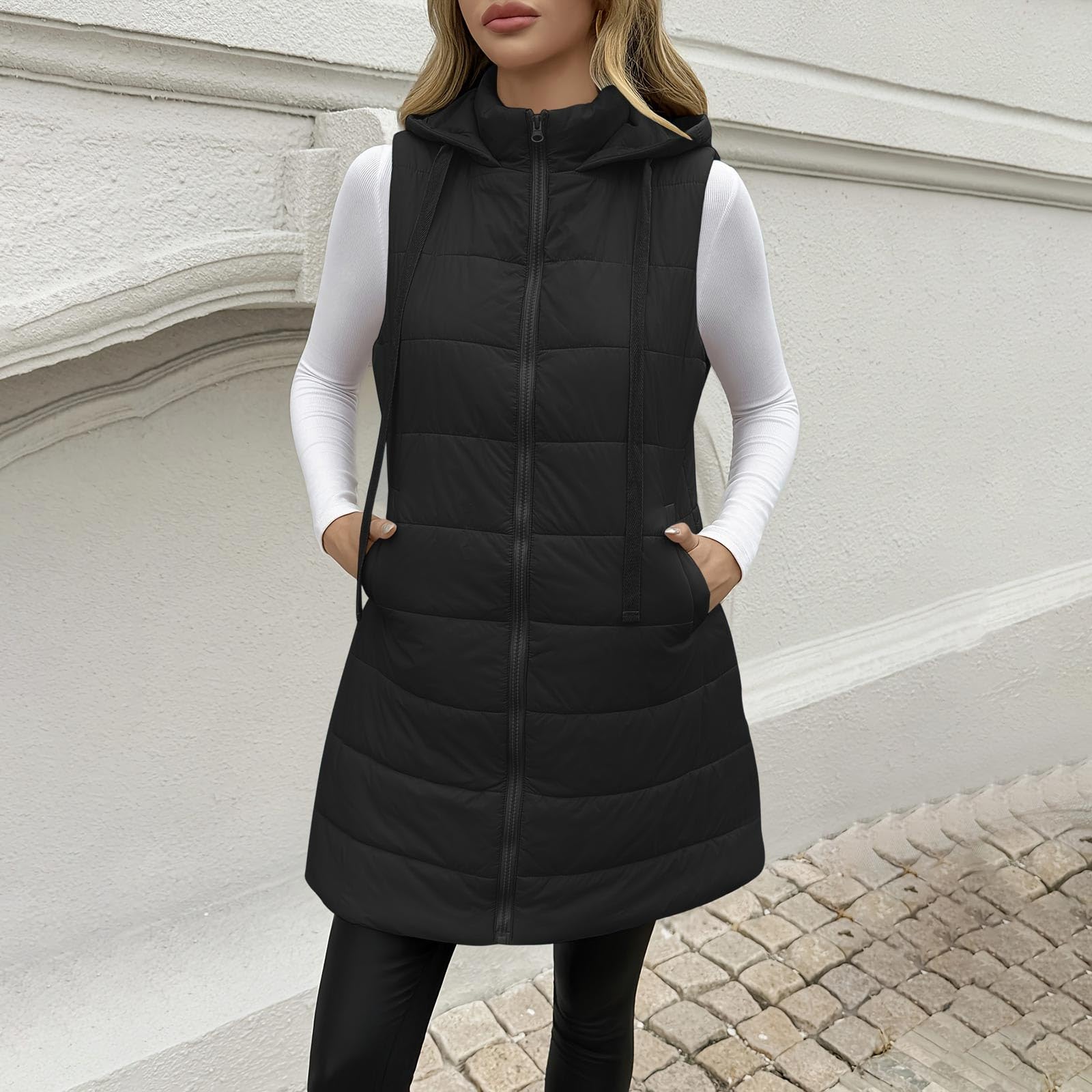 Steppweste Damen Ärmellos Steppjacke Daunenweste Daunenjacke Daunenjacke