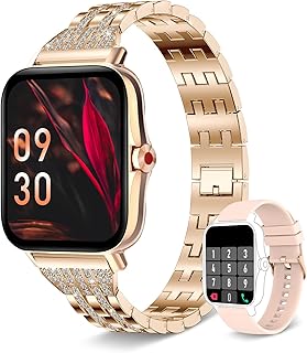 Iaret Smart Watch for Women, Call Receive/Dial Smartwatch for Android iOS Phones, Waterproof Activity Fitness Tracker with...