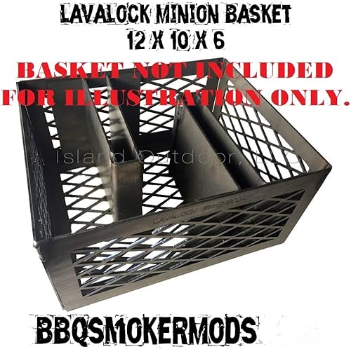 Vista 7 de Método de lavalock Minion Carbón Maze Bar Inserts 7" L 6" H, Acero