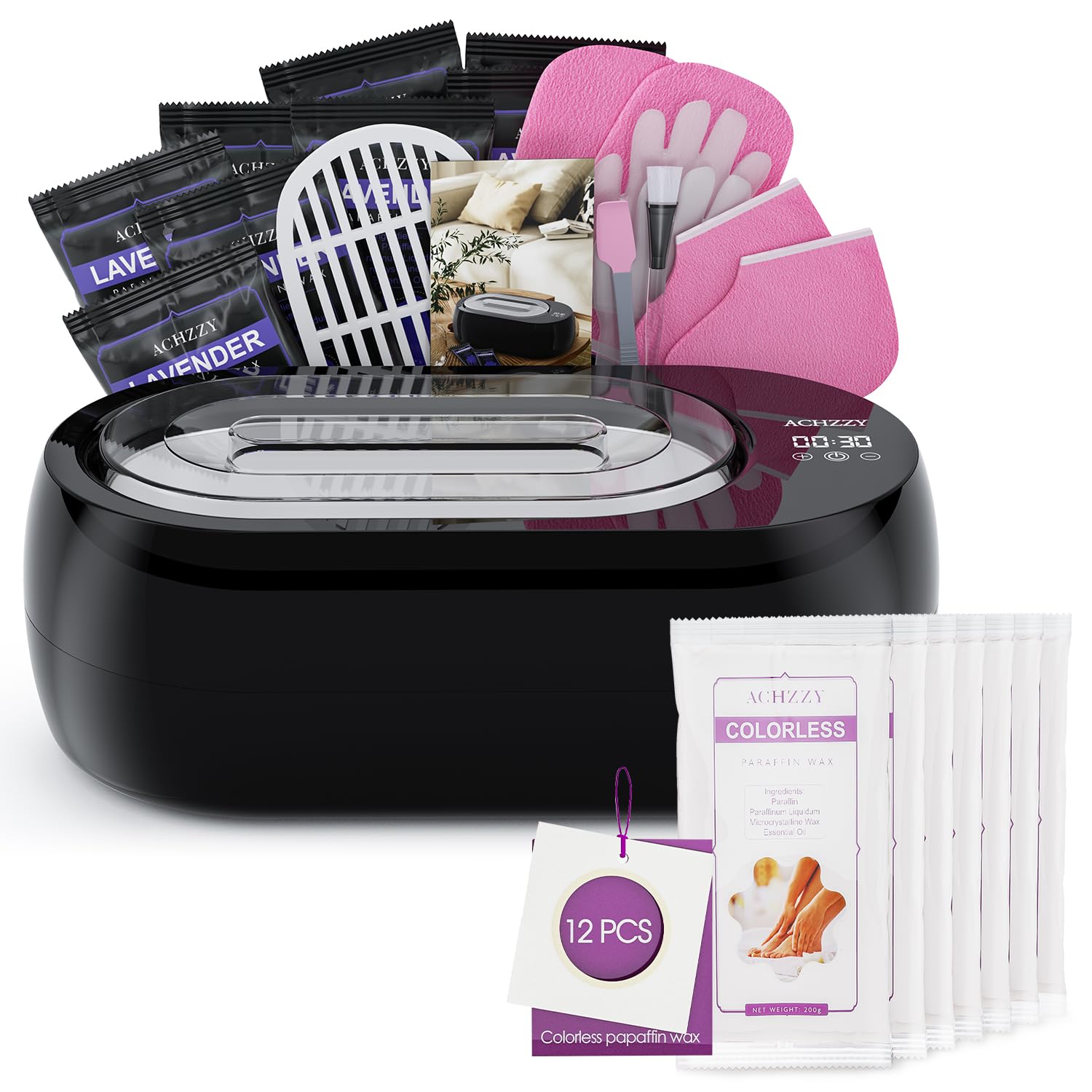 Paraffin Wax Machine for Hand and Feet - Paraffin Wax Bath 4500ml Paraffin Wax Warmer, Intelligent Heating for Fast Melting, Moisturizing Kit Auto-time and Keep Warm Paraffin Hand Wax Machine