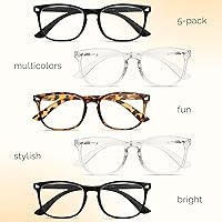Vista 60 de CCVOO Reading Glasses for Women/Men, Eyeglasses, Blue Light Readers for Women/Men, Computer Eye Glasses, Cheaters