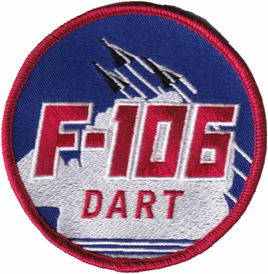 F-106 Delta Dart Patch – Sew on, 3.5", Convair