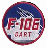 Squadron Nostalgia LLC F-106 Delta Dart Patch – Sew on, 3.5