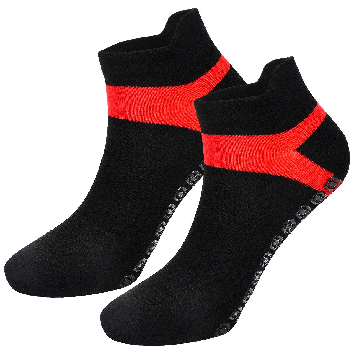 Chaussettes De Yoga 4 Paires - Antidérapantes, Taille 35-41, Couleurs Assorties