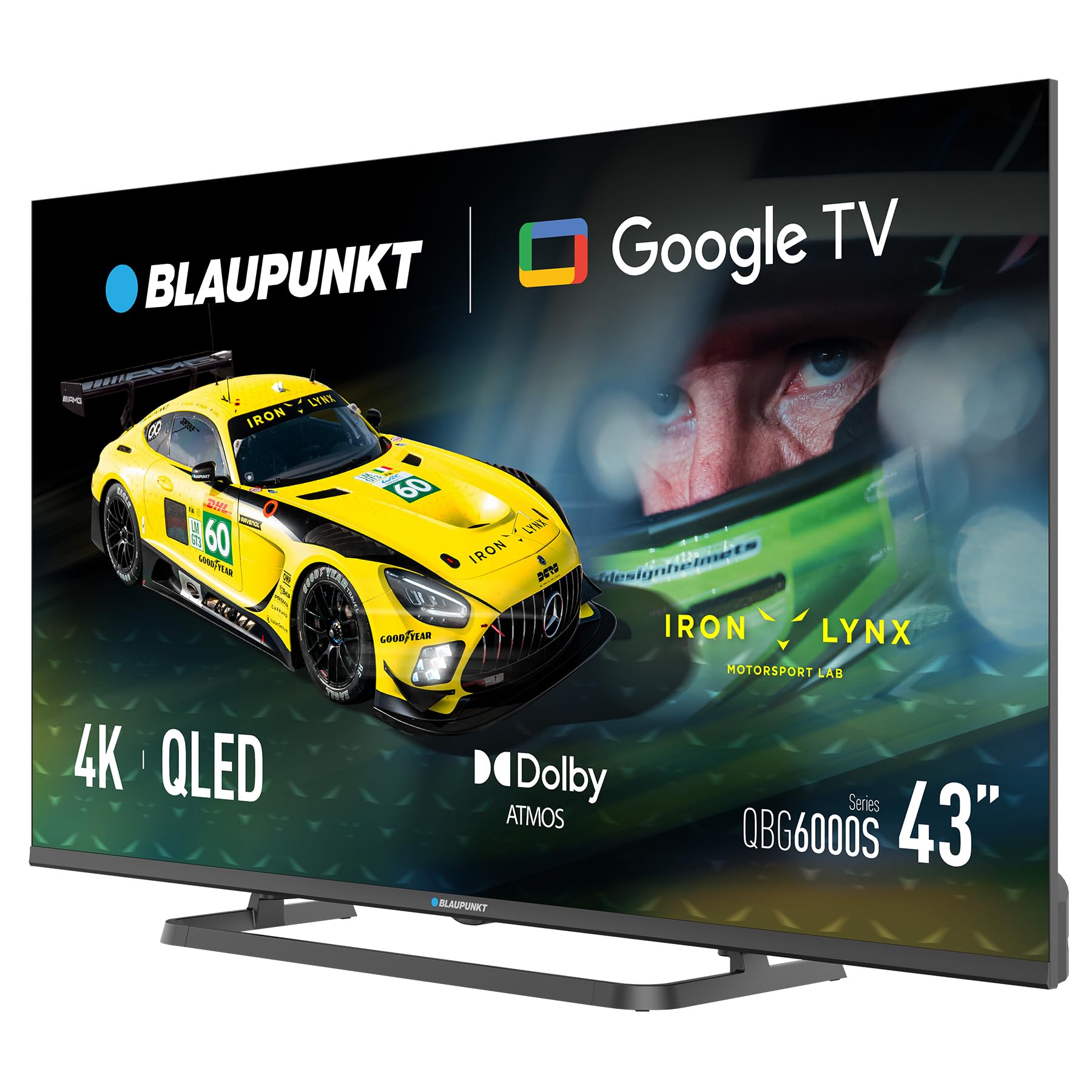 BLAUPUNKT 43" Smart TV, Google TV, QLED, Ultra HD (4k),Dolby Atmos,Dolby Vision 43QBG6000S