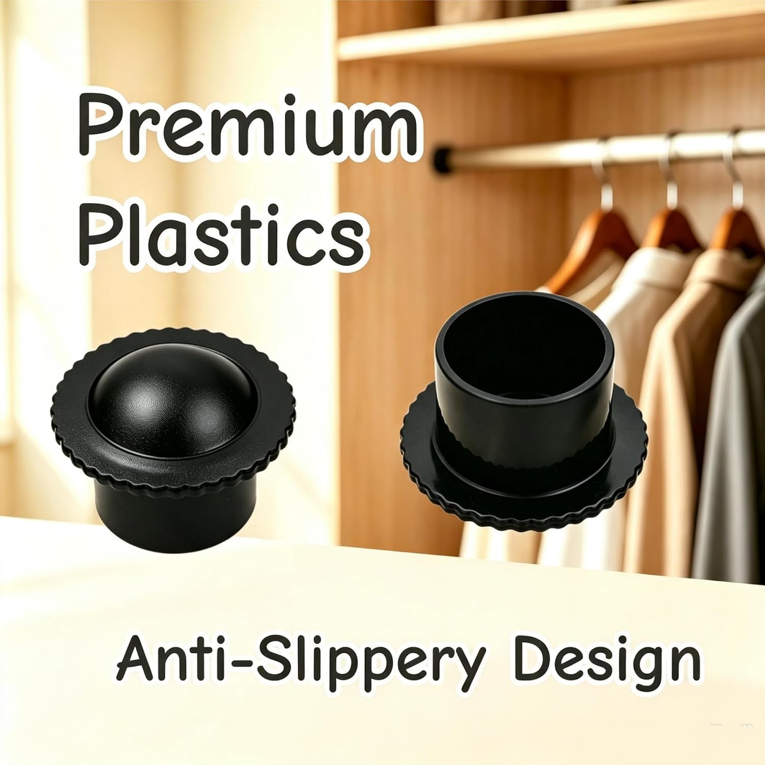 6 PCS Clothes Drying Rack End Cap