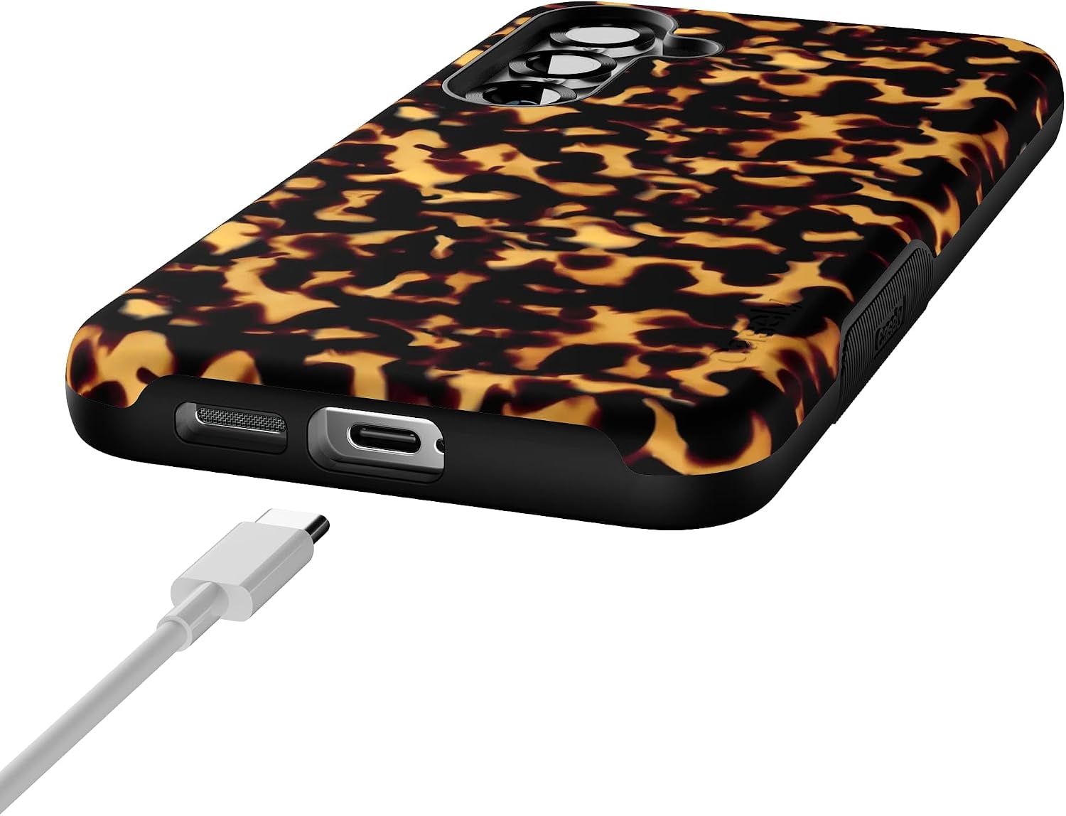 Casely Galaxy S25 Plus Case | Shell Shocked | Tortoise Print | Bold Protective Design | Compatible with MagSafe