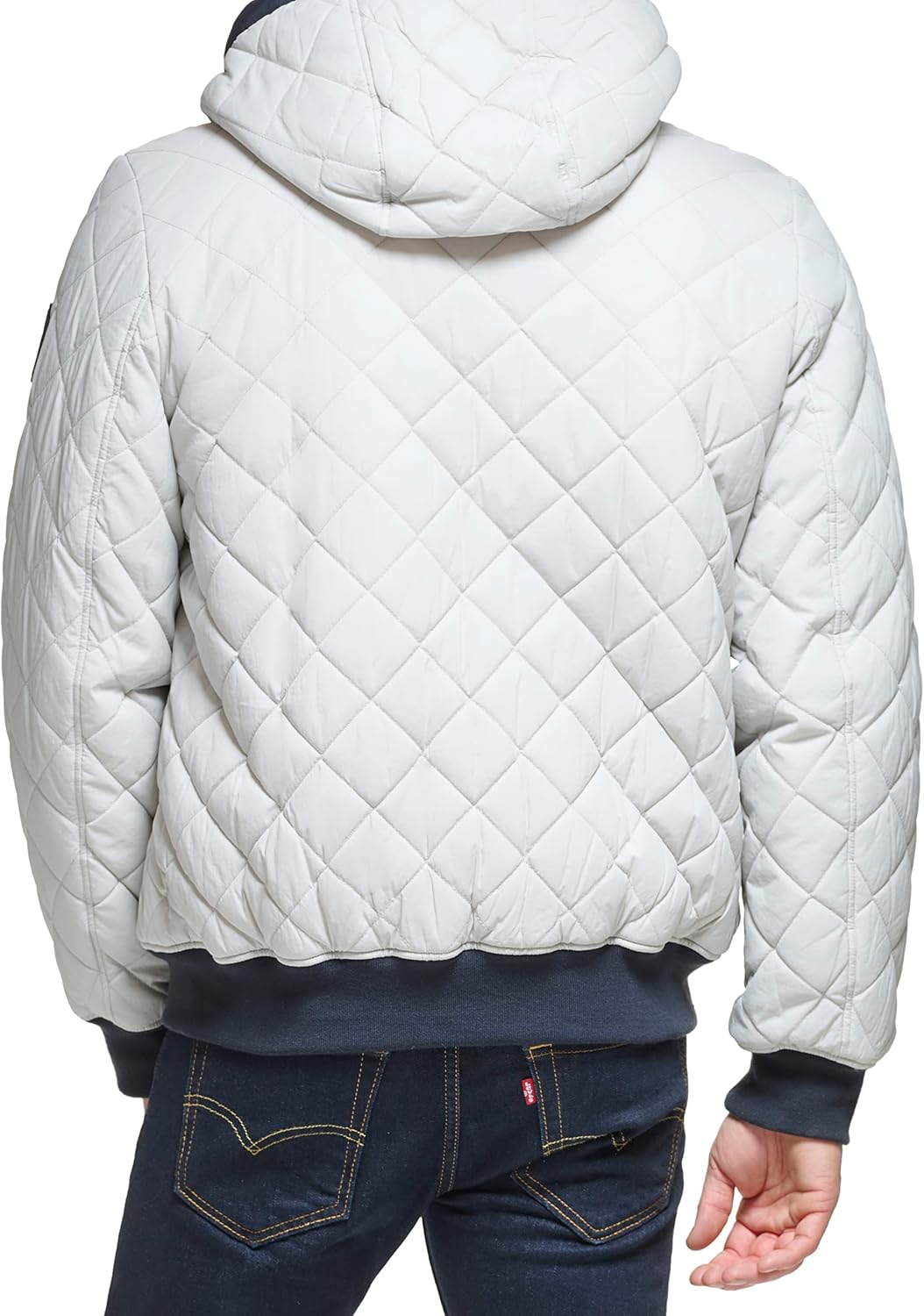 LEVI'S Men's Levi's Men's Diamond Quilted Sherpa Lined Bomber Jacket