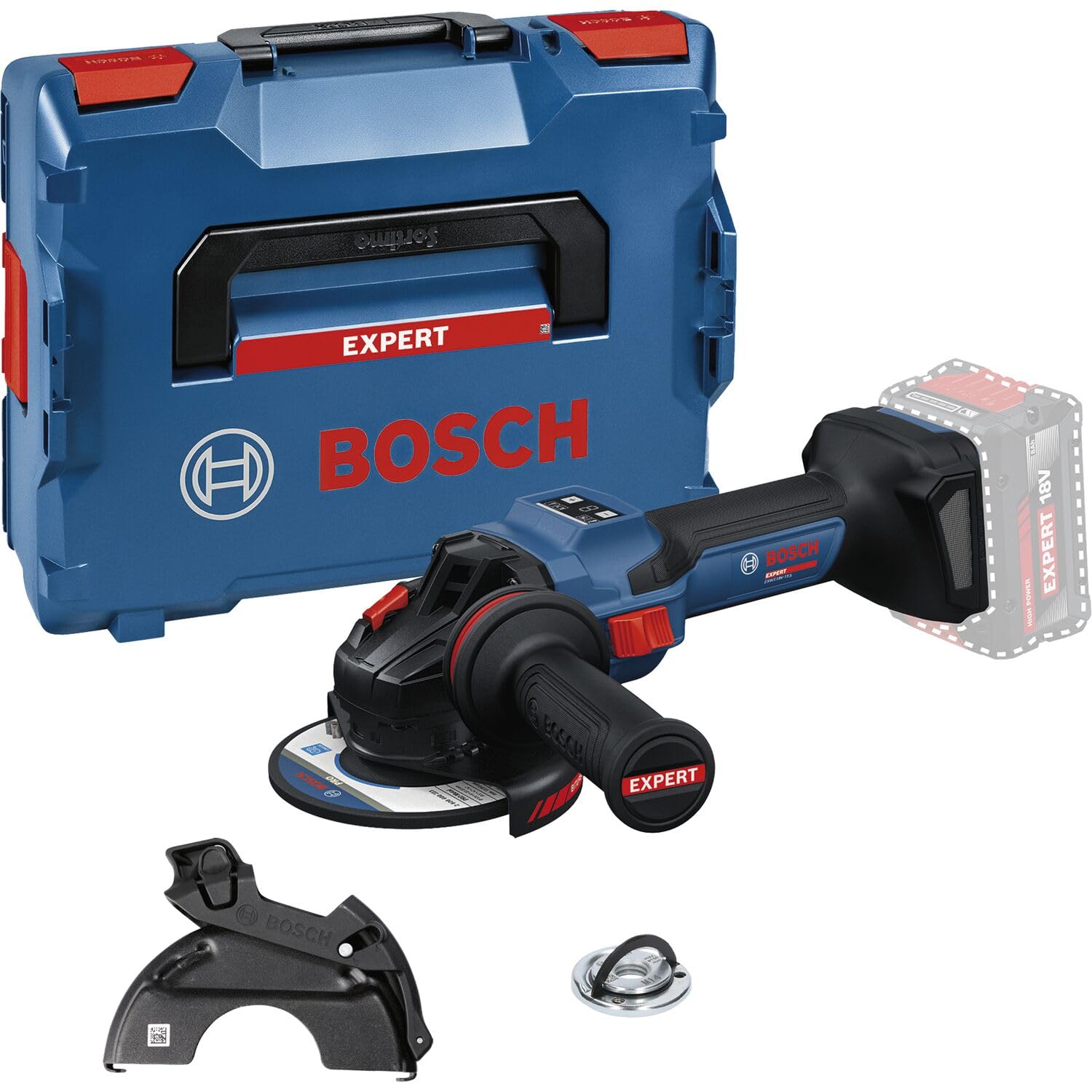 BOSCH Akumulatorowa szlifierka kątowa EXWS 18V-15 S 18 V