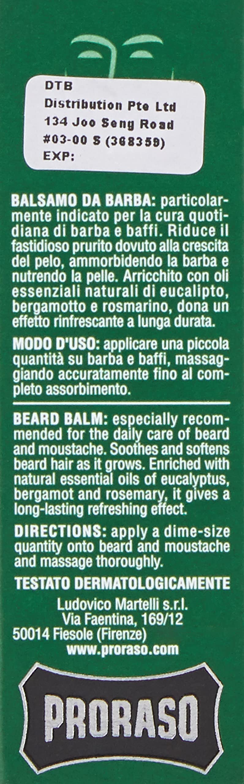 Proraso Firenze Balsam do Brody, 100 ml