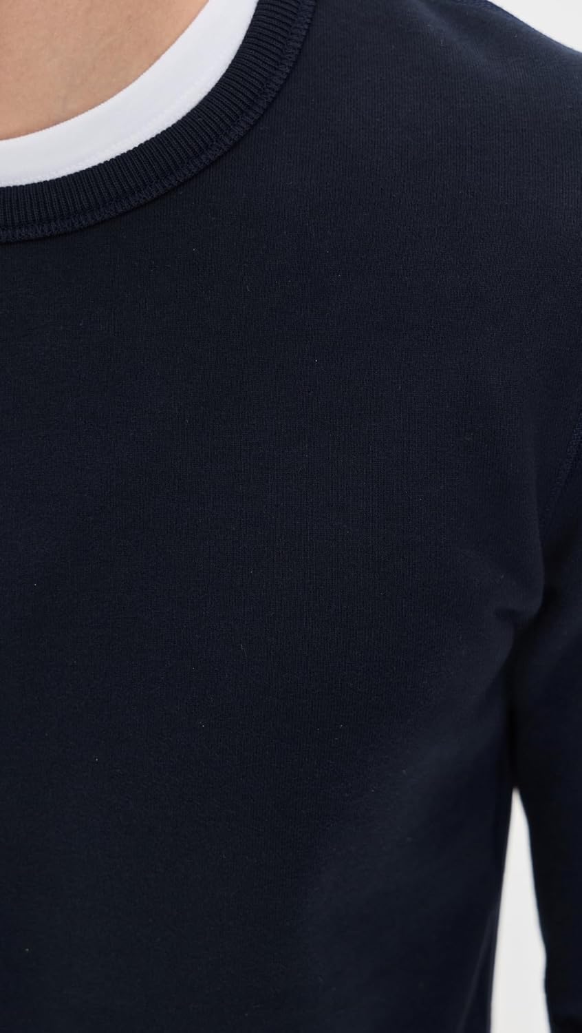 REIGNING CHAMP Men's Mid-Weight Terry Slim Crew Neck - Image 6