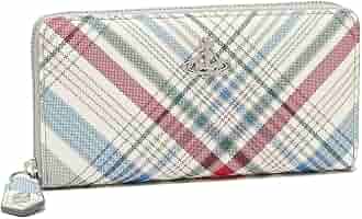 Vivienne Westwood チェック柄長財布 ラウンドファスナー SAFFIANO PRINTED CLASSIC ラウンドファスナー長財布(CHELSEA