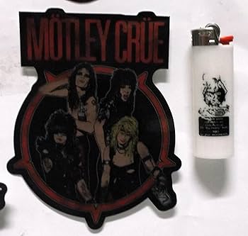 Motley Crue モトリークルー　扇子　グッズ　日本限定 非売品！ モトリー・クルー 名盤5タイトル格納 ”全世界10,000セット限定