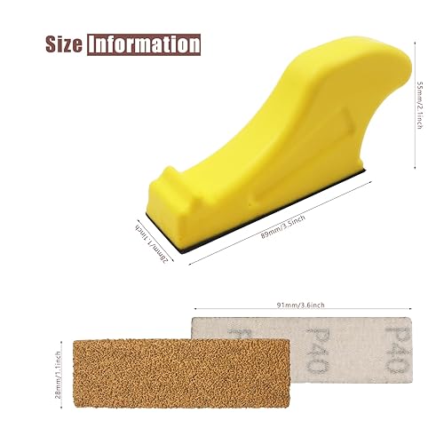 Miniatura 16 de Surtido de 120 piezas de papel de lija, hojas de papel de lija de 3.5 x 1 pulgada, kit de micro lijadora para proyectos pequeños, papel de arena