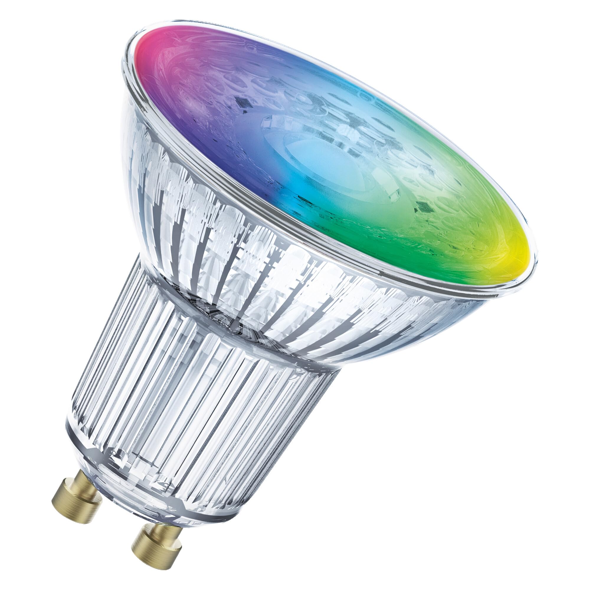 OSRAM SMART+ Foco LED RGB PAR16 (pack de 5, GU10, 5W) – RGB + luz blanca | , LED Lamps, 50 Millimetres dia, 20000 Hours, Paquete de 5