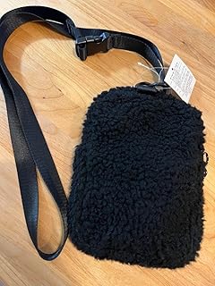 未使用］2WAY 黒 モコモコポーチ バッグ