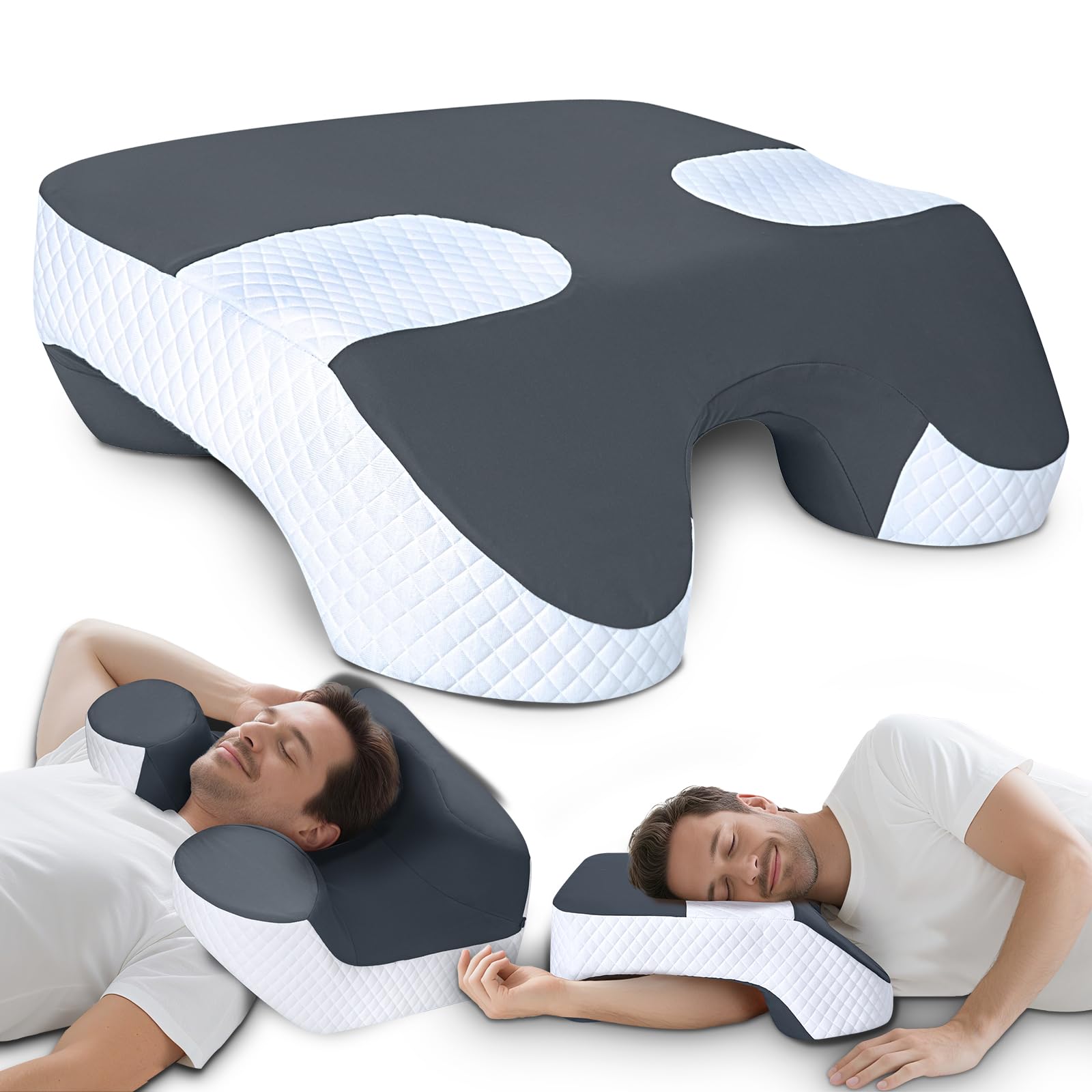SAHEYER Grey 2 in 1 Pillow