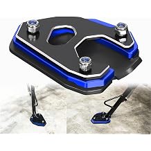 Monkey125 CNC Kickstand Side Stand Extender Pad Compatible with Monkey 125 2019-2024 DAX125 ST125 2022-2024 Motorcycle Accessories Side Stand Pad Blue