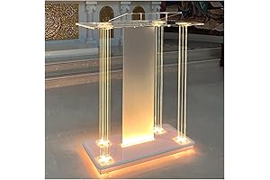 Acrylic Pulpits: Transparent Podium Stand for Churches Pulpit