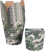 Vista 9 de Restaurantware Bio Tek - Contenedores de comida de 3.2 x 2.9 x 4 pulgadas, 200 cajas de fideos duraderas, desechables y sostenibles, cajas redondas