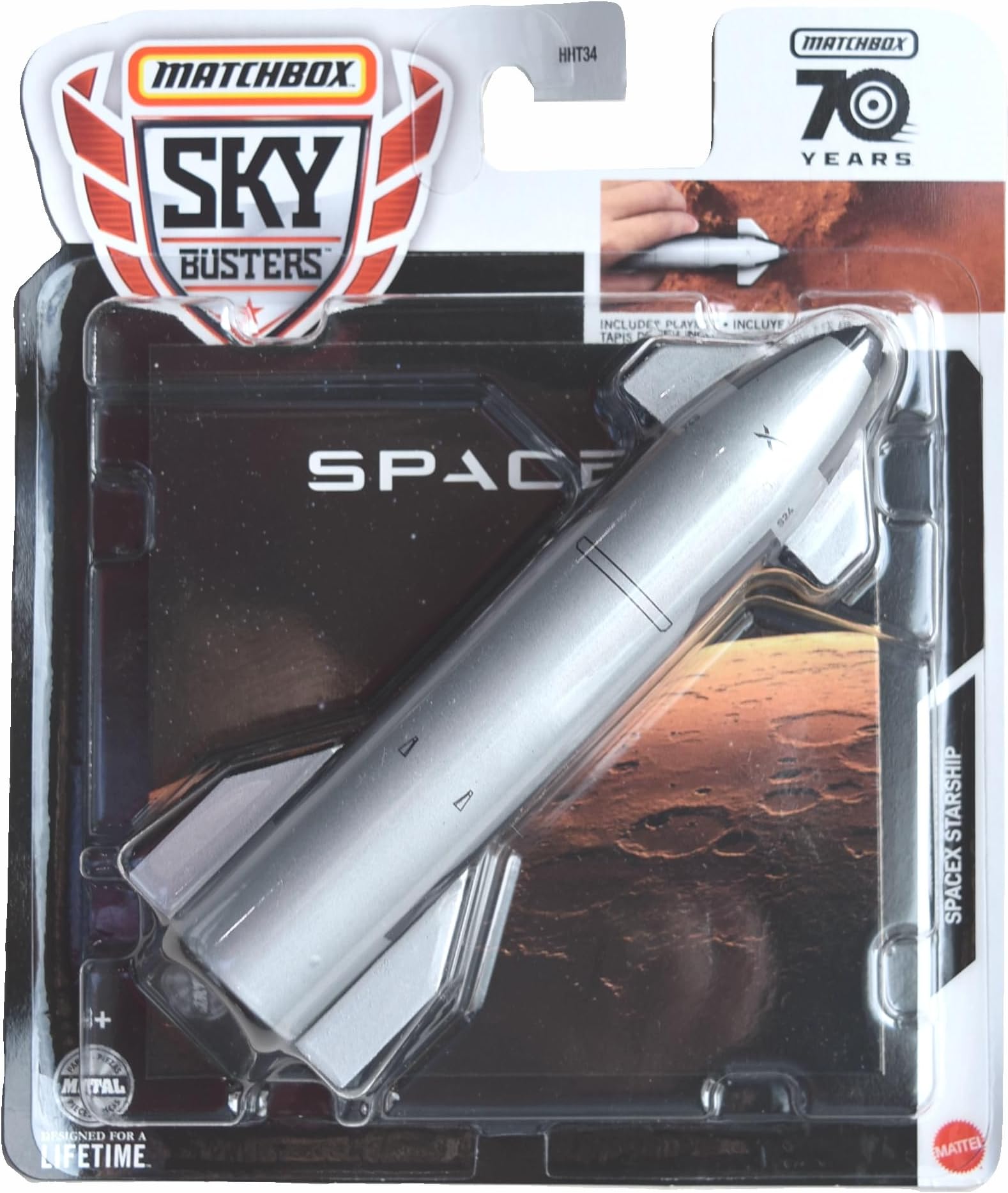 Sky Busters Spacex Starship, Includes playmat