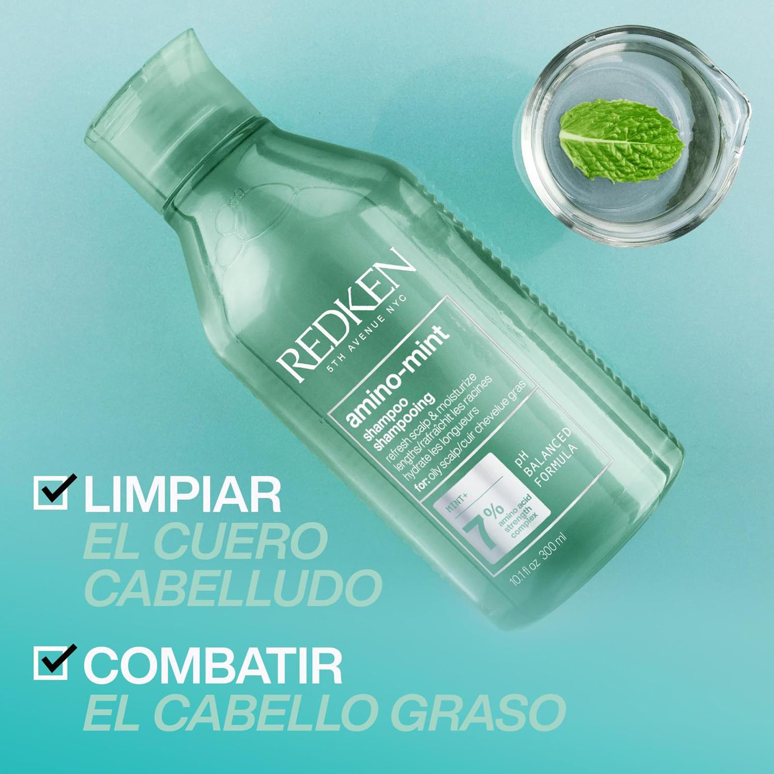 Redken Champú de Menta Anti Grasa 300 ml