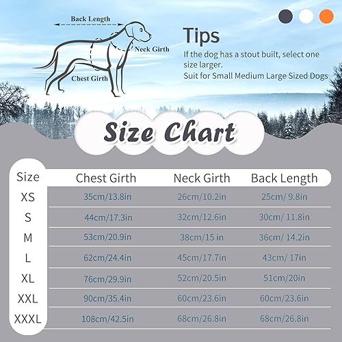 Miniatura 3 de Chaqueta para perro, abrigos para perros medianos para invierno, impermeable, forro polar, ropa cálida reflectante para perro, abrigo de perro con