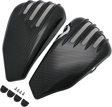 Motorcycle ABS Platsic Left & Right Engine Fairing Battery Side Covers for Harley Sportster 883 1200 Forty Eight Seventy Two XL883 XL1200 2004-2013 Carbon