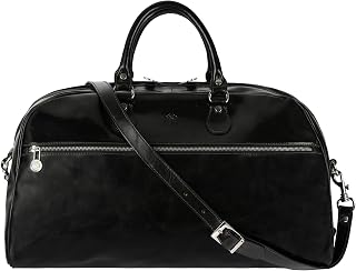 Time Resistance Reisetasche Leder Duffel Tache Vollnarbenleder Weekender Sporttasche