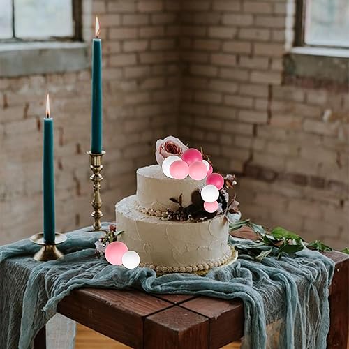 Miniatura 207 de Rsstarxi 30 piezas de bolas de burbujas para decoración de tartas, bolas de espuma, mini globo para cupcakes, decoración de bricolaje para baby Oro