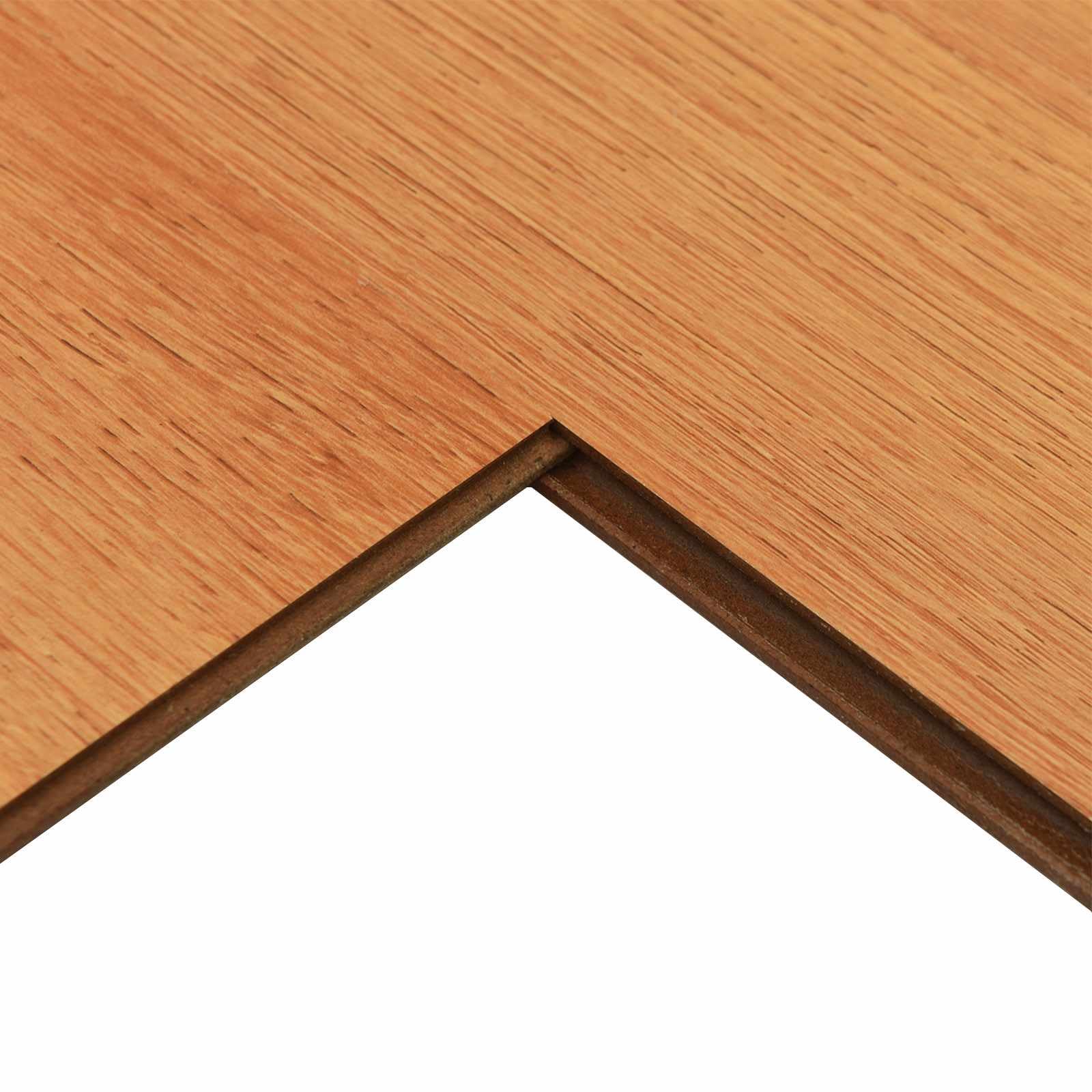 Podłoga laminowana, beżowa, materiał drewnopochodny, 15 sztuk, 101 x 20 x 0,8 cm, z systemem zatrzaskowym, do salonu, korytarza, sypialni, łatwa w pielęgnacji wykładzina podłogowa o