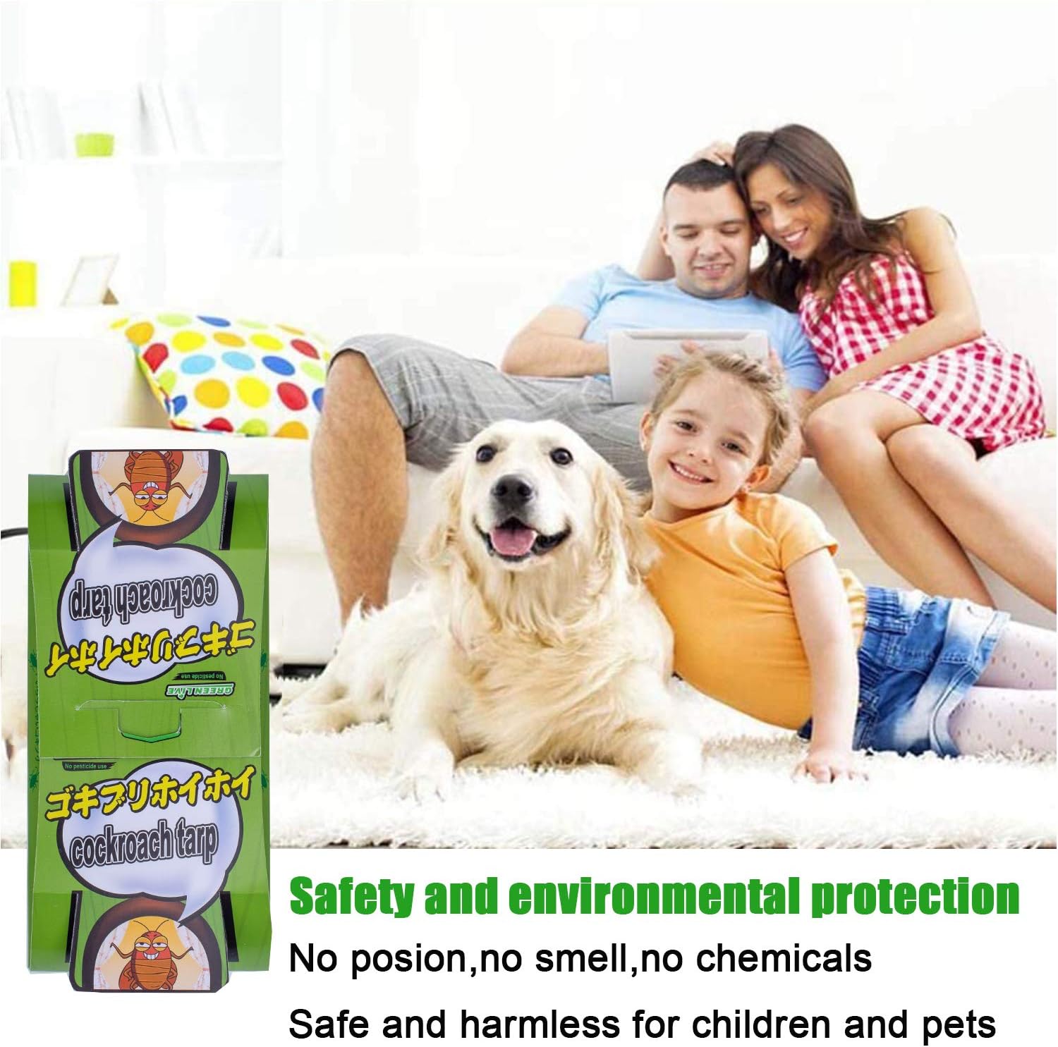 Roach Bait,Roach Motel,Child & Pet Friendly (15 Pack )