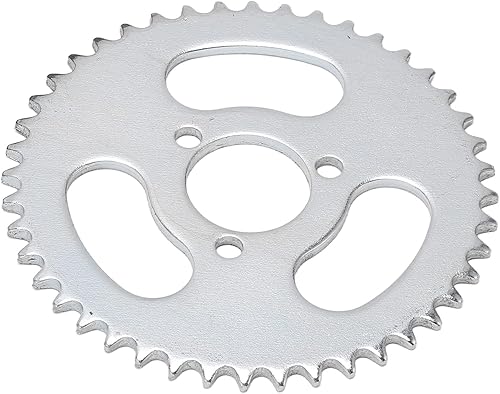 Miniatura 9 de T8F - Cadena de piñón delantero y trasero, juego de piñones de cadena de motor de acero para karts modificados, cuatrimotos y mini motocicletas,