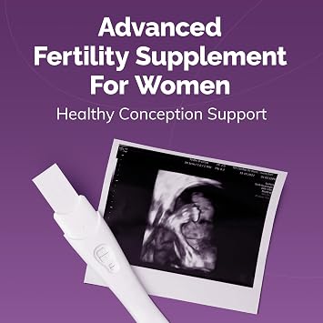 CONCEIVE PLUS Womens Fertility Support Prenatal Multivitamin for Trying to Get Pregnant Conception Blend, Hormonal Balance, Folate, Zinc, Thiamin, Riboflavin, Biotin Non-GMO, Vegan 30 Days