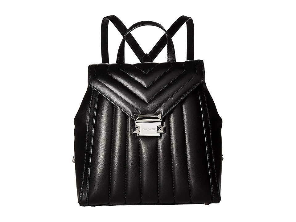 

MICHAEL Michael Kors Whitney Medium Backpack (Black) Backpack Bags