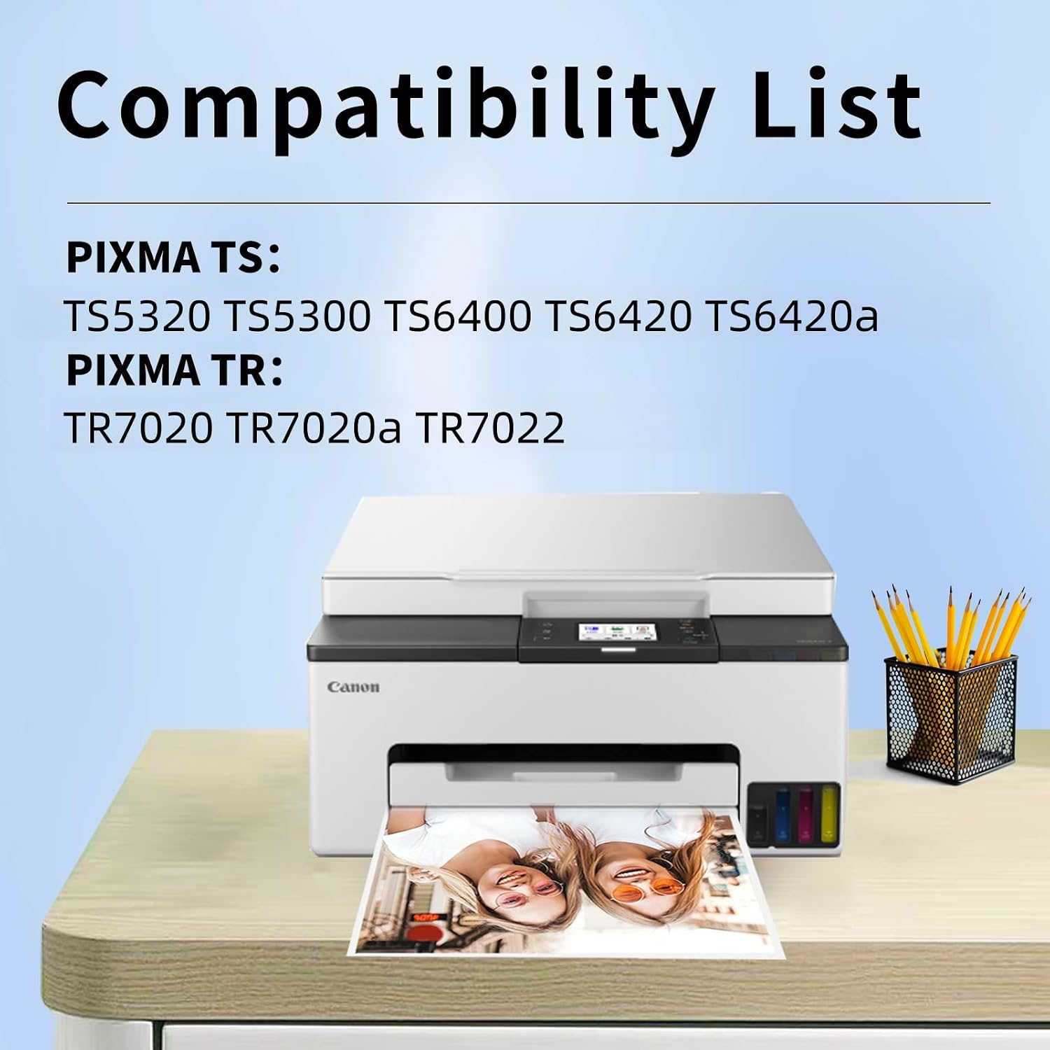 260XL Black Ink Cartridge Replacement for Canon PG-260 Black Ink Cartridge 260XL High Yield for Canon Pixma TS6420a TS6420 TS6400 TR7020 TR7020a TTR7022 TR7022a TS5300 TS5320 Printer(2Black)