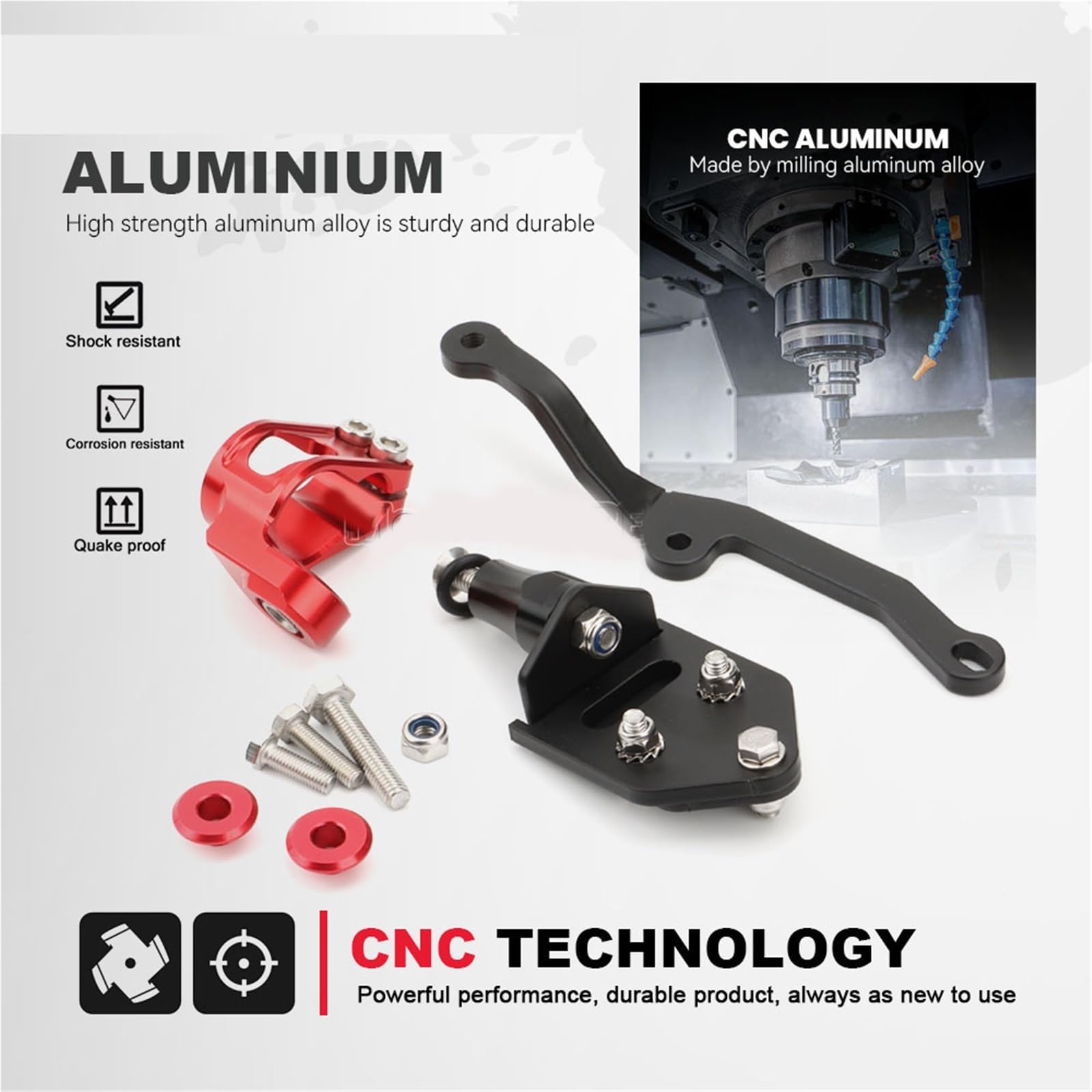 Soporte De Amortiguador Dirección Motocicleta, Estabilizador CNC para Ducati Multistrada V2 MTS950 1200 1260, Accesorios