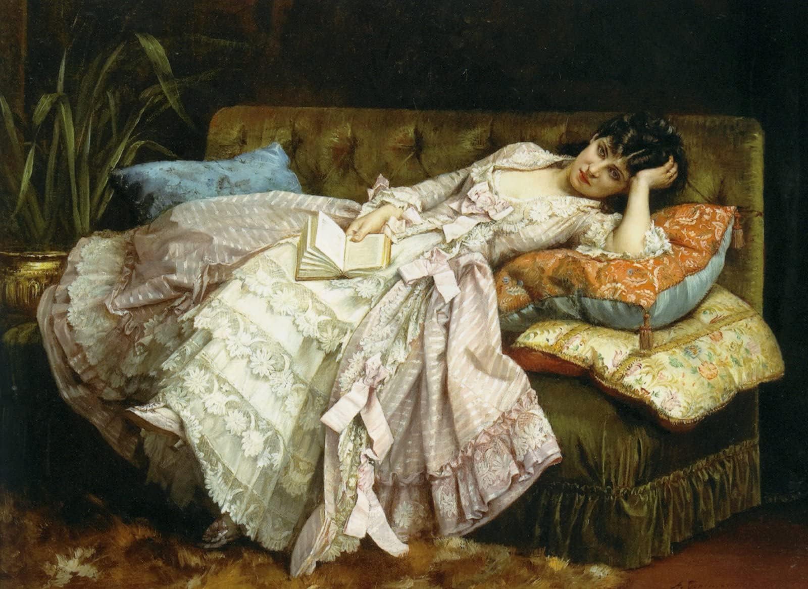 Toulmouche Dolce far niente D16966 MAXI Poster on Photo Paper - Glossy Thick (24/36 inch)(61/91.5 cm) - - BLAIRPoster - Film Movie Posters Wall Decor Art Actress Actor Anime Auto Cinema Room Wall De
