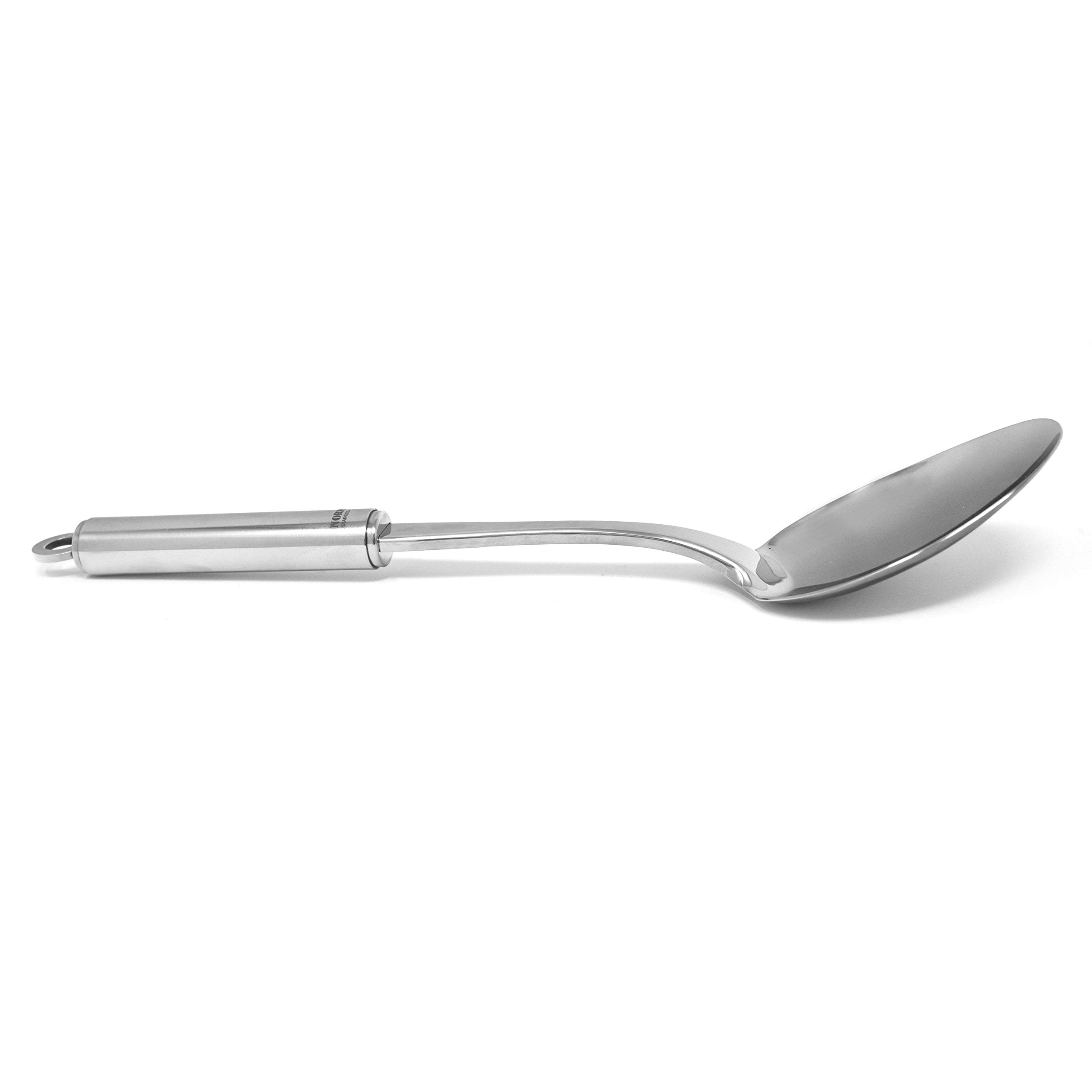 Norpro Krona Stainless Steel Solid Spoon, 13-Inch, Metallic - Image 2