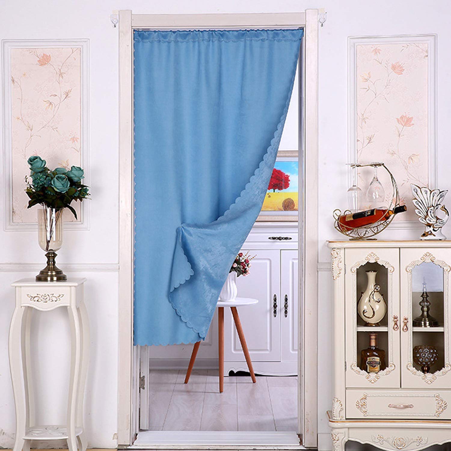 Amazon｜Meioro のれん ロング 暖簾 間仕切り 断熱エコスクリーン 無地